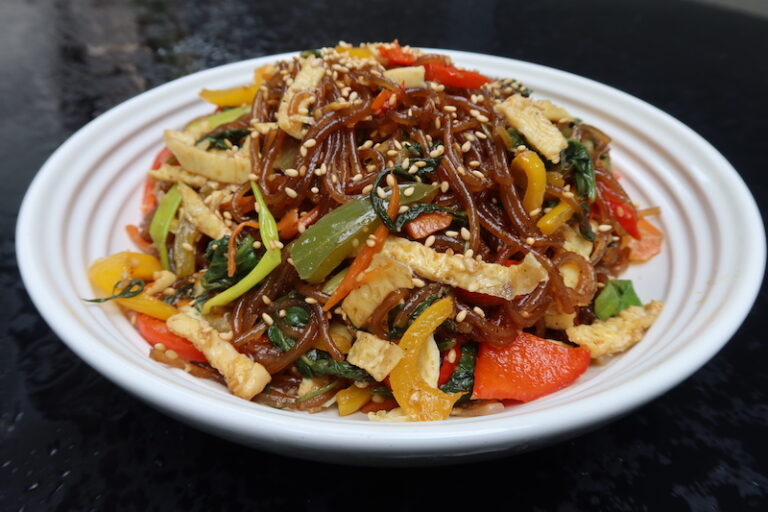 Delight Your Taste Buds with Vegetarian Japchae: A Flavorful Korean Dish